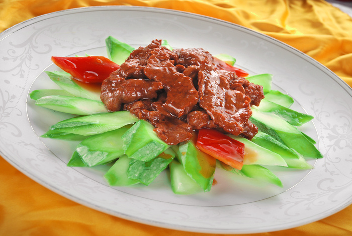 XTS119云南小瓜炒爽肉