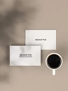 高端大气商务名片样机