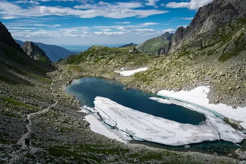 冬天山水背景风景 冬天山水背景风景