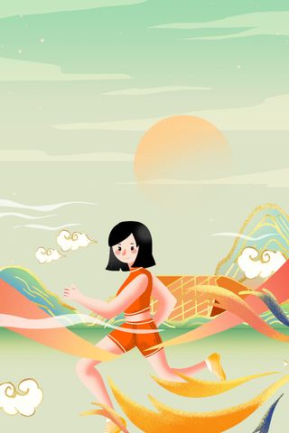 中式古典国潮来袭海报展板宣传背景图PSD设计PS模板素材