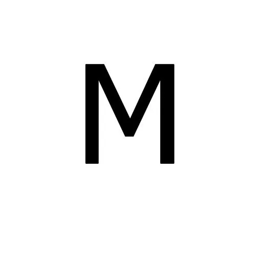 字母M PNG免抠(2500x2500)