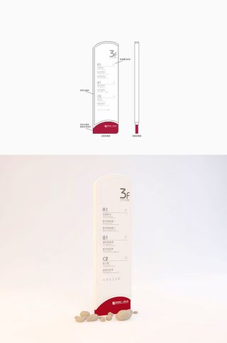 校园索引导视学校索引立牌楼层导视牌