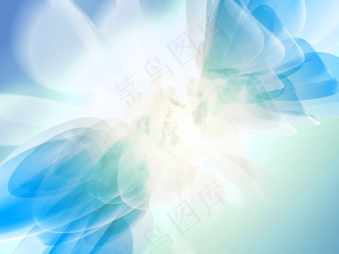 蓝色清新动感背景