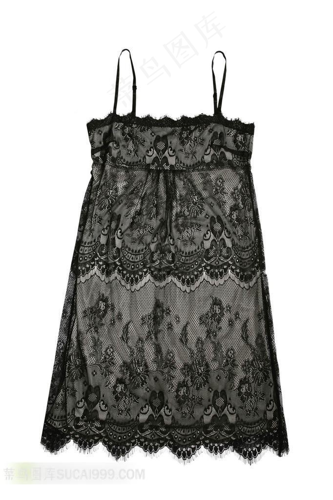 复古花纹短裙素材