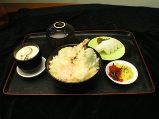 3169炸虾盖饭定食