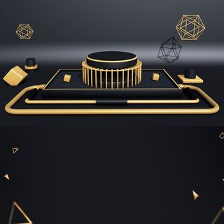 立体C4D场景电商首页主图直通车促销banner海报背景PSD素材