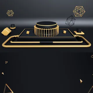 立体C4D场景电商首页主图直通车促销banner海报背景PSD素材