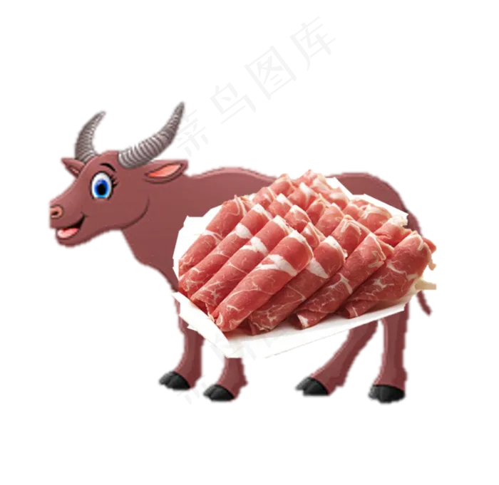 能看清种类的牛肉图片