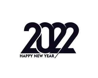 设计 2022 数字 新年 素材