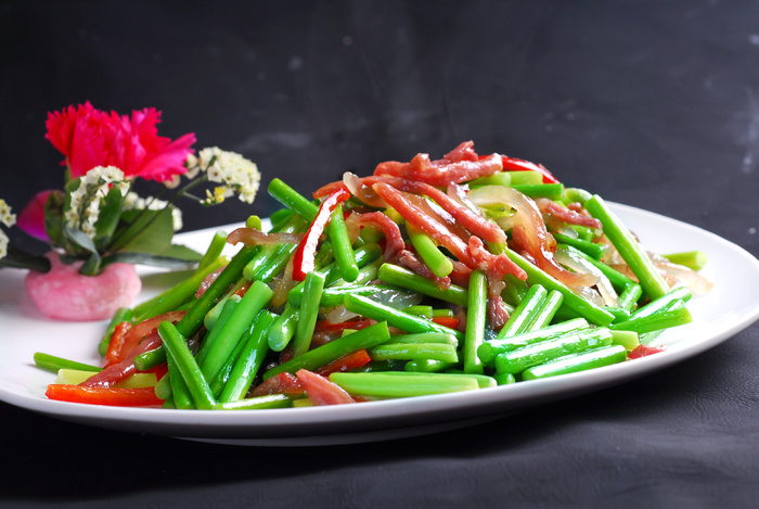 XTS117云南--蒜苔云腿丝