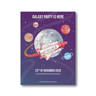 太空宇航员插画