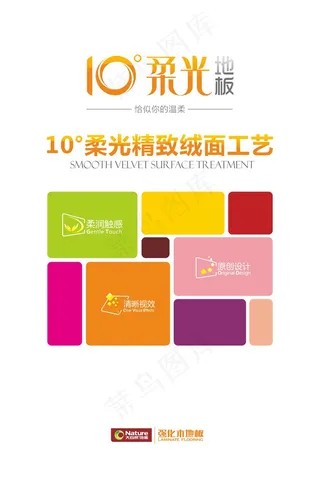 大自然地板海报