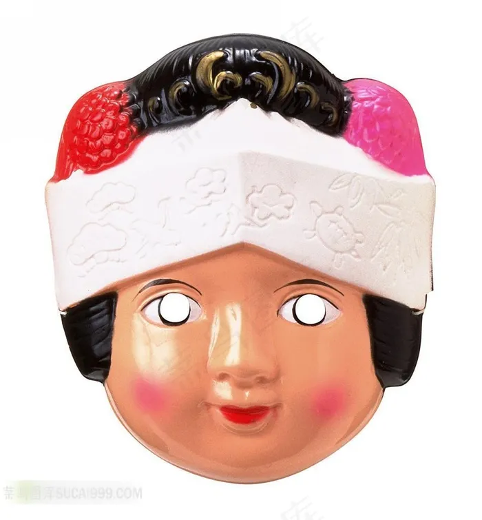 精美娃娃面具素材图片