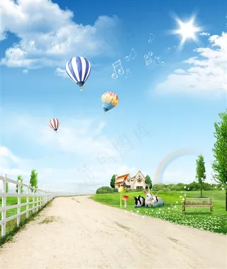 山庄田园风景设计