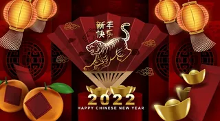 设计新年 2022 装饰素材