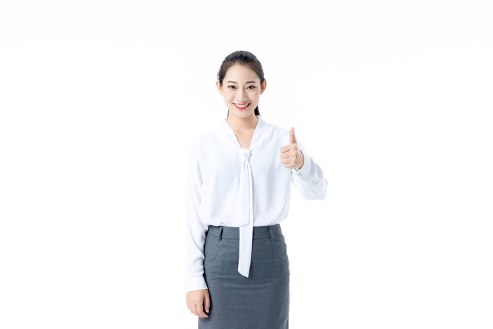 女性清新职业装