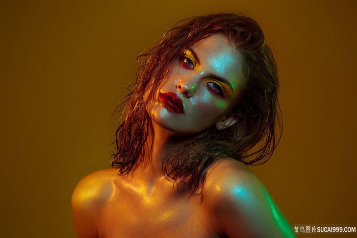 化妆品模特美容