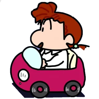 蜡笔小新妮妮儿童车卡通