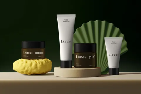 高端时尚美妆化妆品PS样机