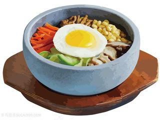 美味石锅拌饭图片