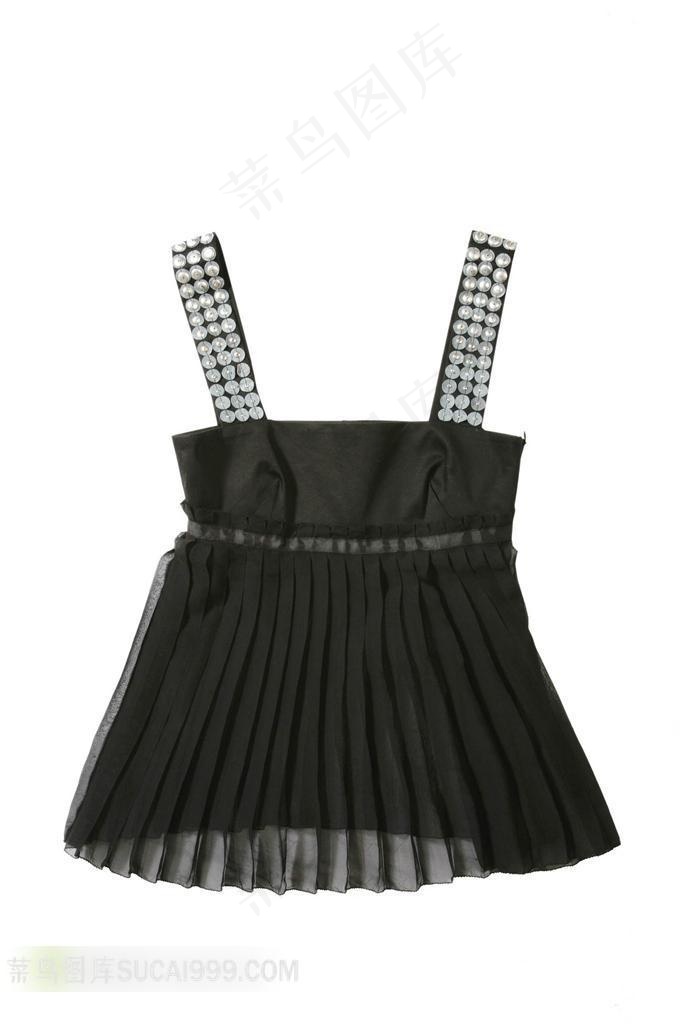 吊带超短裙素材