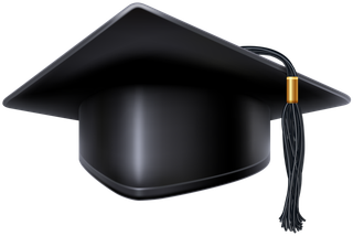 黑色博士帽素材