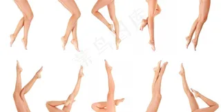 不同姿势漂亮大长腿高清图片
