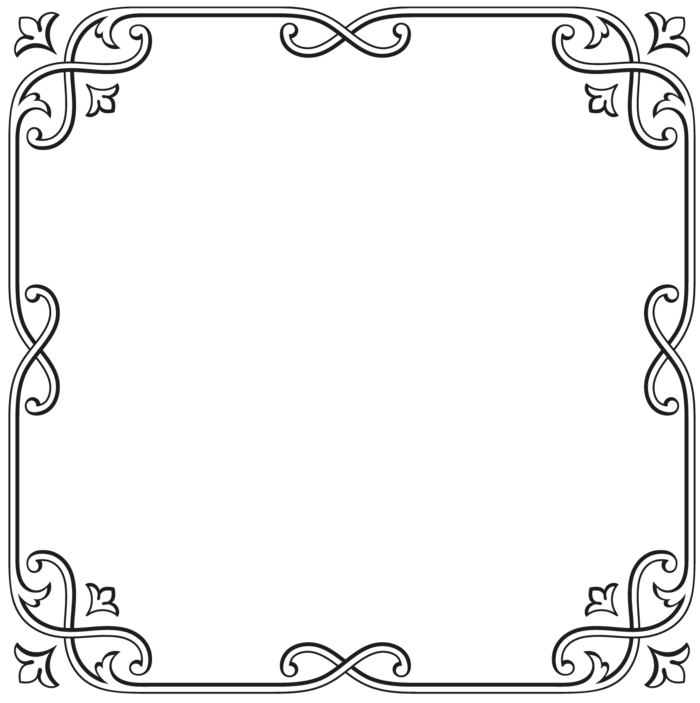 欧式复古线条边框花纹AI矢量LOGO角框花边分割线设计PSD卡片素材