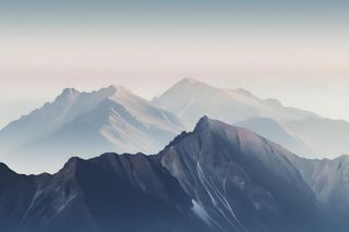 意境山脉云间背景