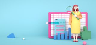 卡通人物c4d金融商务人物