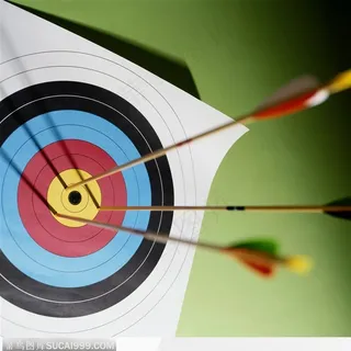 射在靶子上的三支箭