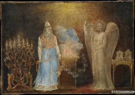 威廉・布莱克，出现在撒迦利亚面前的天使