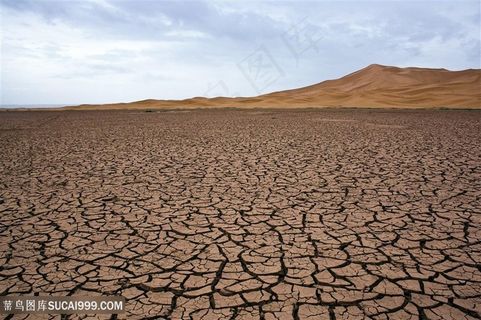 干旱的大地自然景色
