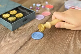 印章 蜡印章 浮雕 礼盒信封封口 (25)