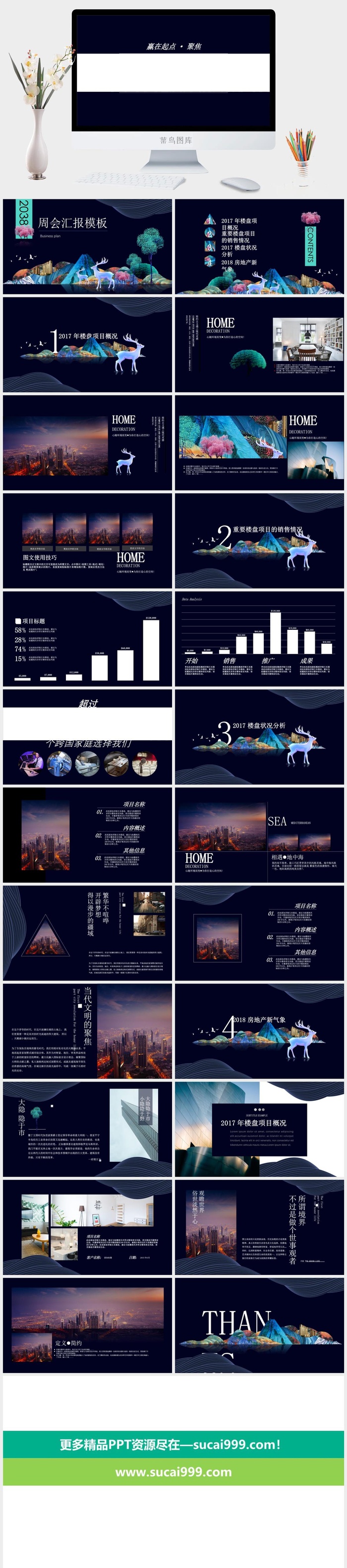 员工职工周会议汇报报告述职PPT模板