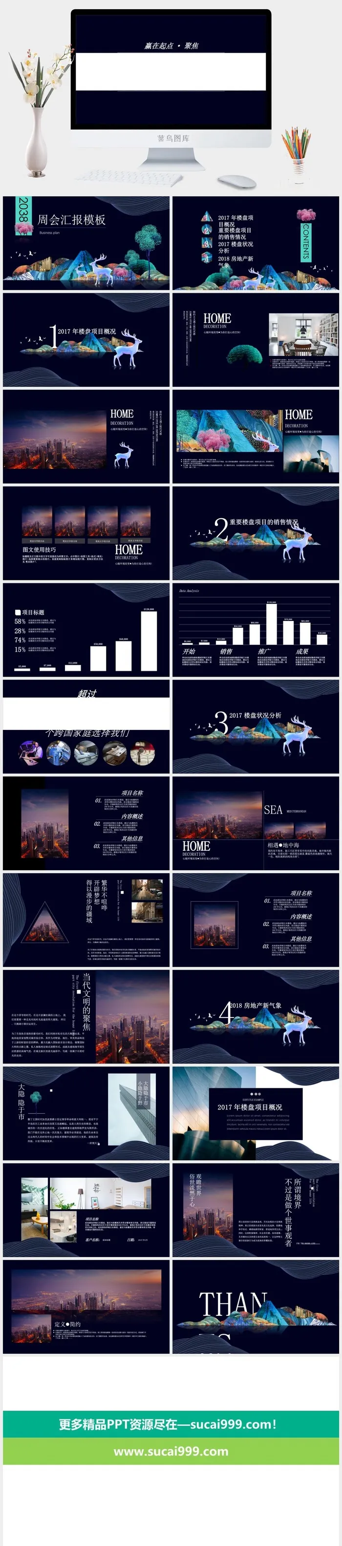员工职工周会议汇报报告述职PPT模板
