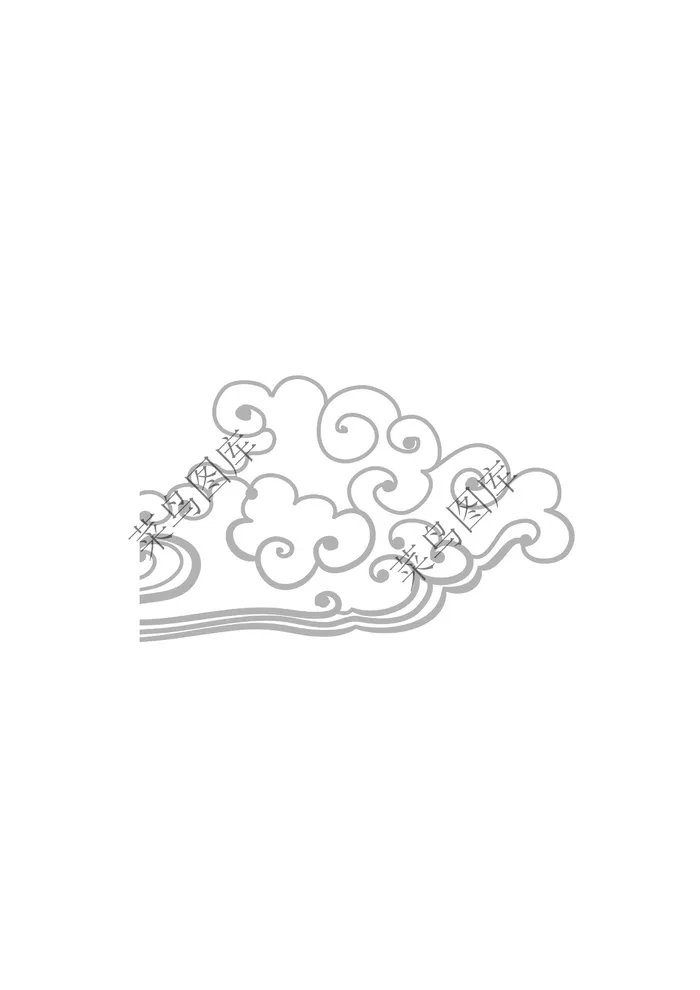 云朵纹路矢量图ai矢量模版下载