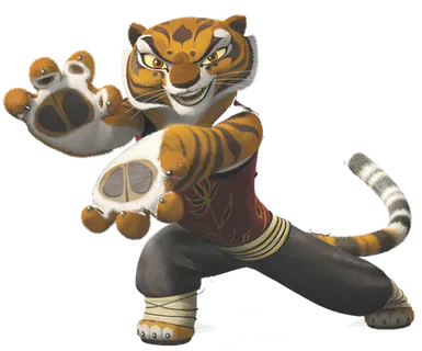 老虎卡通简笔素材