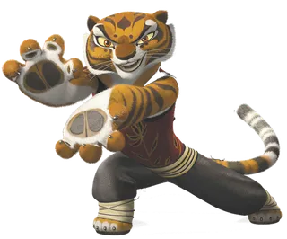 老虎卡通简笔素材