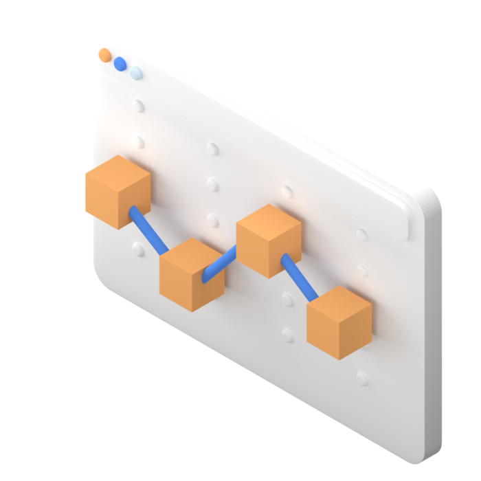 折线图简约3D数据png图标素材