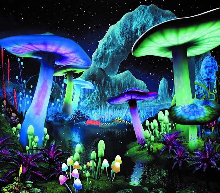 魔幻风格蘑菇