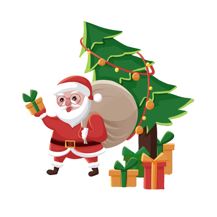 圣诞老人圣诞节素材