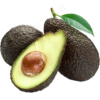 牛油果免抠图片