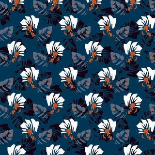 花卉唯美手绘花朵面料纹理手机壳布料面料印花服装矢量图案素材