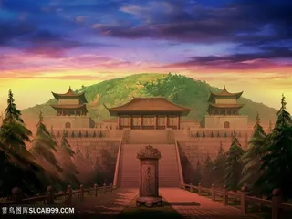 黄帝陵中国风CG原画绘画图片