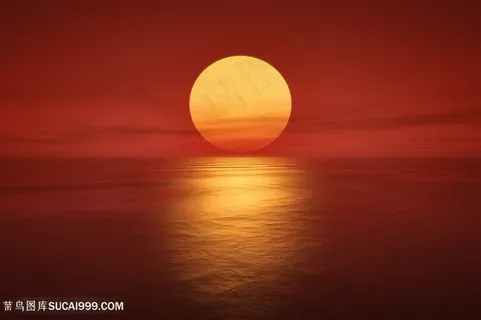 夕阳下的太阳美景高清图片 夕阳下的太阳美景高清图片