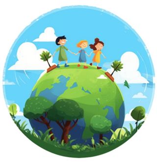 地球保护环境绿色免抠