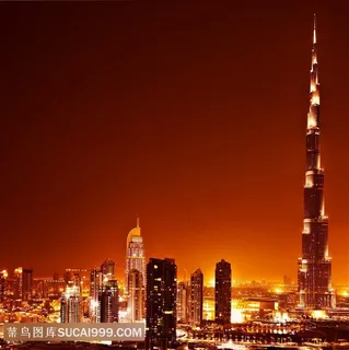 繁华城市金色夜景素材 繁华城市金色夜景素材