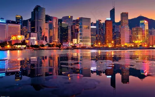 香港城市风景城市夜景图片 香港城市风景城市夜景图片