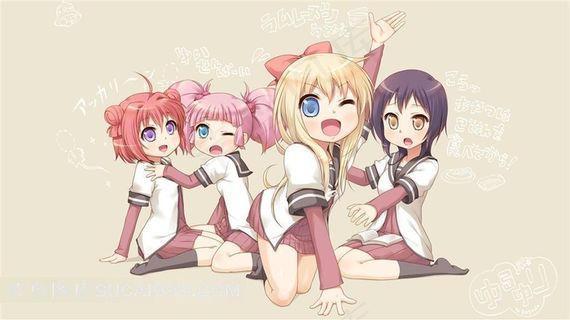 可爱的动漫女孩